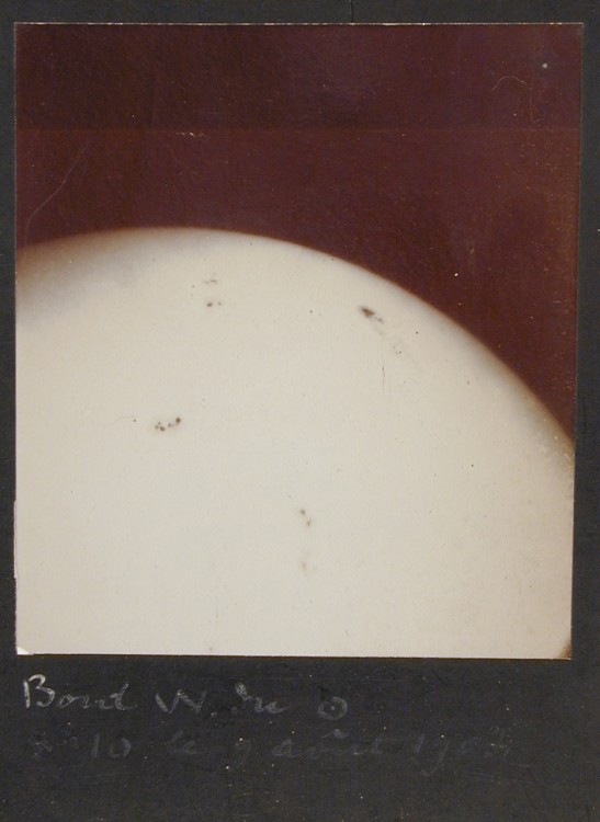 View of the sun 1908