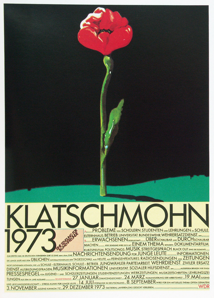 Heinz Edelmann - Klatschmohn 1973 Poster (1973)
